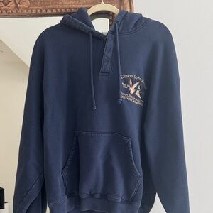 Cherry LA Navy Hooded Pullover size large
